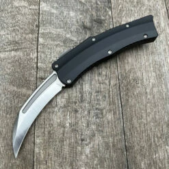 Heretic Knives H060-10A-Roc- Curved OTF Automatic – Magnacut Satin Finished