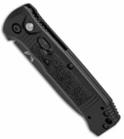 Benchmade 4400BK Casbah Automatic Knife Black Grivory (3.4" Black) -GEARBARREL Sales Benchmade 4400 Casbah Black Grivory Black 4400BK BHQ 51630 jr spine thumb