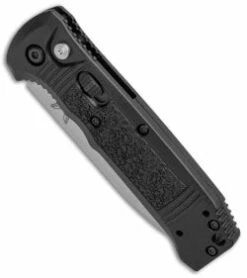 Benchmade 4400 Casbah Automatic Knife Black Grivory (3.4" Satin) -GEARBARREL Sales Benchmade 4400 Casbah Black Grivory Satin 4400 BHQ 51626 jr spine thumb