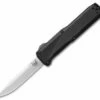 Benchmade 4600 Phaeton D/A OTF Automatic Knife Black (3.45" Satin) -GEARBARREL Sales Benchmade 4600 Phaeton DA black satin BHQ 51635 er thumb
