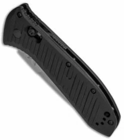 Benchmade 5700 Presidio II Automatic Knife (3.7" Satin) -GEARBARREL Sales Benchmade 5700 Presidio II Auto Satin BHQ 51641 jr spine thumb