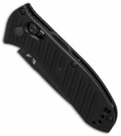 Benchmade 5750SBK Mini Presidio II Automatic Knife (3.2" Black Serr) -GEARBARREL Sales Benchmade 5750 SBK Mini Presidio II black serr BHQ 78772 er spine thumb