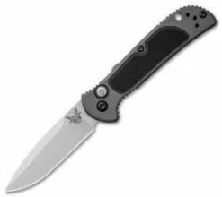 Benchmade 9750 Mini Coalition Automatic Knife Gray Al/Black G-10 (2.9" Satin)