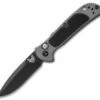 Benchmade 9750BK Mini Coalition Automatic Knife Gray Al/Black G-10 (2.9" Black) -GEARBARREL Sales Benchmade 9750BK Mini Coalition gray al black G10 black BHQ 75519 er thumb