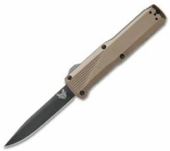 Benchmade 4600DLC-1 Phaeton D/A OTF Automatic Knife FDE (3.45" Black DLC)