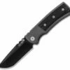 Chaves Ultramar Redencion Street Drop Point Knife Black Micarta (3.25" Black SW)