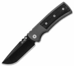Chaves Ultramar Redencion Street Drop Point Knife Black Micarta (3.25" Black SW)