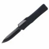 Heretic Knives Cleric Clip Point OTF Automatic Knife Black DLC (3.5" Black) -GEARBARREL Sales HEKH014 6A 1