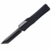 Heretic Knives Cleric Tanto OTF Automatic Knife Black DLC (3.5" Black) -GEARBARREL Sales HEKH015 6A 1