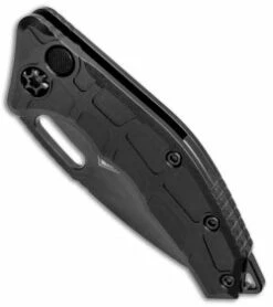 Heretic Knives Martyr Recurve Automatic Knife Black Tactical (3" Black) H012-6A-T -GEARBARREL Sales Heretic Knives Martyr Recurve Auto Black Tactical Black H012 6A T BHQ 81319 jr spine thumb
