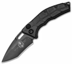 Heretic Knives Martyr Recurve Automatic Knife Black Tactical (3" Black) H012-6A-T -GEARBARREL Sales Heretic Knives Martyr Recurve Auto Black Tactical Black H012 6A T BHQ 81319 jr thumb