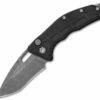 Heretic Knives Martyr Recurve Automatic Knife Black Aluminum (3" Battle-Worn) H012-5A -GEARBARREL Sales Heretic Martyr Recurve Black Alum Battle Worn H012 5A BHQ 69103 jr thumb