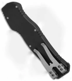 Heretic Knives Hydra OTF Automatic Knife Black (3.625" Stonewash) -GEARBARREL Sales Heretic OTF Hydra Black SW H007 2A BHQ 69003 jr side large