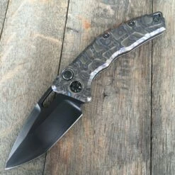 GEARBARREL Sales 13 Heretic Knives Martyr Auto Blade Flamed Titanium (DLC)
