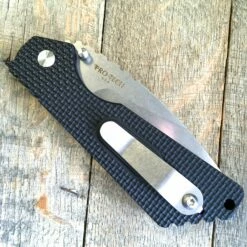 Strider + Protech SnG Automatic Knife Knurled (3.5" Stonewash) 2405 -GEARBARREL Sales IMG 1850