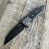 Chaves Ultramar Sangre Street Flipper Knife Black Micarta (3.4" Black SW) 1 Chaves Ultramar Sangre Street Flipper Knife Black Micarta (3.4" Black SW) -GEARBARREL Sales IMG 2145