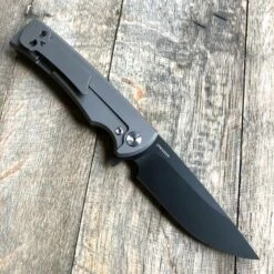 Chaves Ultramar Liberation Street Flipper Black Micarta (3.4" Black SW) -GEARBARREL Sales IMG 2153