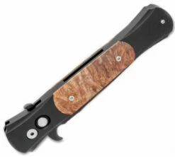 Pro-Tech Knives Large Don Knife Maple Burl (4.5" Black) 1907 -GEARBARREL Sales IMG 2469