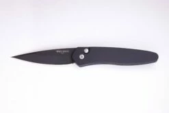 Protech Newport Tactical Automatic Knife (3" Black Plain) 3407