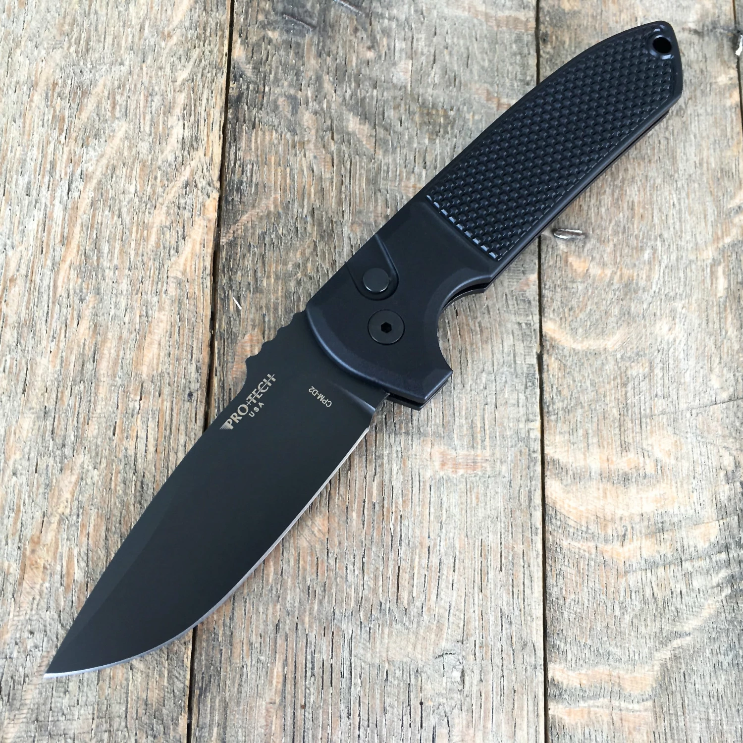 Protech Les George Rockeye Blacked-Out Auto Knife LG103 3 Protech Les George Rockeye Blacked-Out Auto Knife LG103
