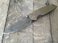 Protech TR-3 Manual Integrity Folder Custom Knife (3.5" Damascus) 7721-DM
