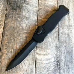 GEARBARREL Sales 11 Heretic Knives Hydra OTF Automatic Knife Black (3.625" DLC)