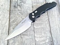 Protech TR-4.1 Tactical Response 4 Automatic (4" Stonewash CPM-D2)