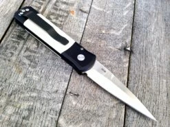 Protech Godson Automatic Ivory Micarta Scales (Satin PLN) 751 -GEARBARREL Sales IMG 4625