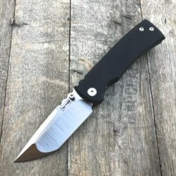 GEARBARREL Sales 37 Chaves Ultramar Redencion Street Tanto Knife Black G-10/PVD Ti (3.25" Satin)