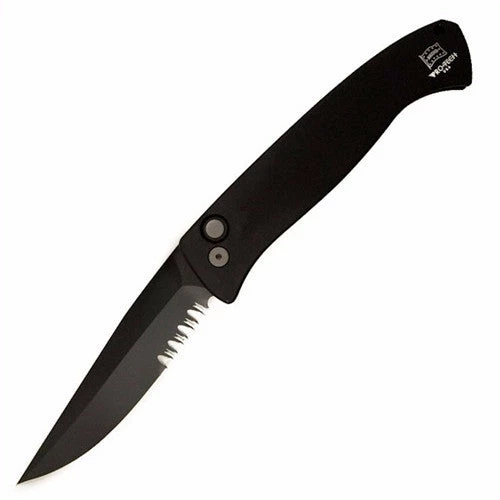 Protech Brend 1 Automatic Knife (5" Black Serr) 1122 3 Protech Brend 1 Automatic Knife (5" Black Serr) 1122