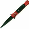Protech Red Don Automatic Knife W/ Black G-10 (Black PLN) 1734 -GEARBARREL Sales PT1734 F