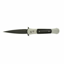 Protech Large Don Silver Automatic Knife Black G10 (4.5" Black) 1918