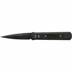 Protech Godfather Automatic Knife Black W/ Carbon Fiber (4" Black) 901BT -GEARBARREL Sales PT901BT 1