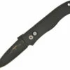Emerson Protech CQC7-A Spear Point Auto W/ Solid Handle (3.25" Black Plain) -GEARBARREL Sales PTE7A3 F