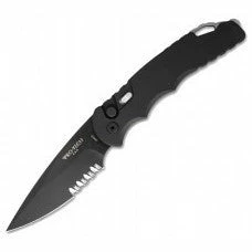 Pro-Tech TR-4.4D2 Black Tactical Serrated CPM-D2 Blade 3 Pro-Tech TR-4.4D2 Black Tactical Serrated CPM-D2 Blade
