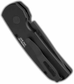 Pro-Tech 2206 Calmigo Cali-Legal Auto Knife, 154CM Part Serrated -GEARBARREL Sales Protech Calmigo CA Legal Black Black Serr 2206 BHQ 72103 jr side thumb