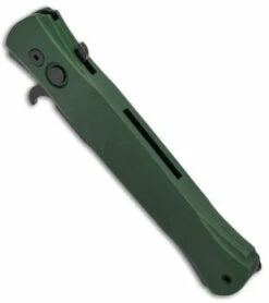 Protech Don Automatic Knife Solid Smooth Green Al (3.5" Black) 1721 GREEN -GEARBARREL Sales Protech Don Auto Solid Smooth Green Al Black 1721 GREEN BHQ 68793 jr spine thumb