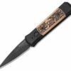 Protech Godson Limited Edition Steampunk Automatic Knife Copper (3.15" Black) 7SP-3 -GEARBARREL Sales Protech Godson Ltd. Ed. Steampunk Copper Black 7SP 3 BHQ 52213 jr 2 thumb
