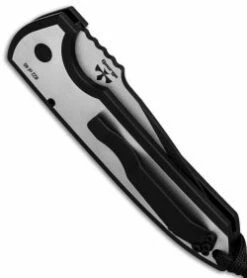 Protech Les George Rockeye Steel Custom Auto Knife Two-Tone (3.3" Black, Satin) LG-RS-8 -GEARBARREL Sales Protech Les George Rockeye Steel Custom Auto two tone black satin BHQ 31258 er side thumb