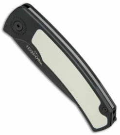 Protech Magic 2 "Whiskers" Automatic Knife Tuxedo Micarta (3.75" Black) M2652 -GEARBARREL Sales Protech Magic 2 Whiskers Auto Tuxedo Black M2652 BHQ 80653 jr spine thumb