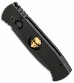 Limited Run Protech TR 2.66 Jazz Handles Shaw Skull -GEARBARREL Sales Protech TR 2 Gold Skull SWAT Tactical Response Auto Black TR 2.66 BHQ 84943 jr spine thumb