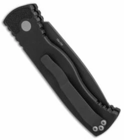 Protech Tactical Response 2 Automatic Knife (3" Black Serr) TR-2.4 -GEARBARREL Sales Protech Tactical Response 2 black serr BHQ 3393 er side thumb