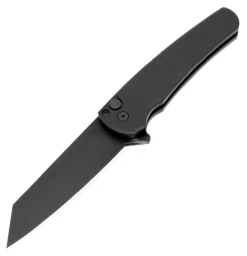 Pro-Tech Malibu Reverse Tanto Flipper Black (3.3" Black) 5203