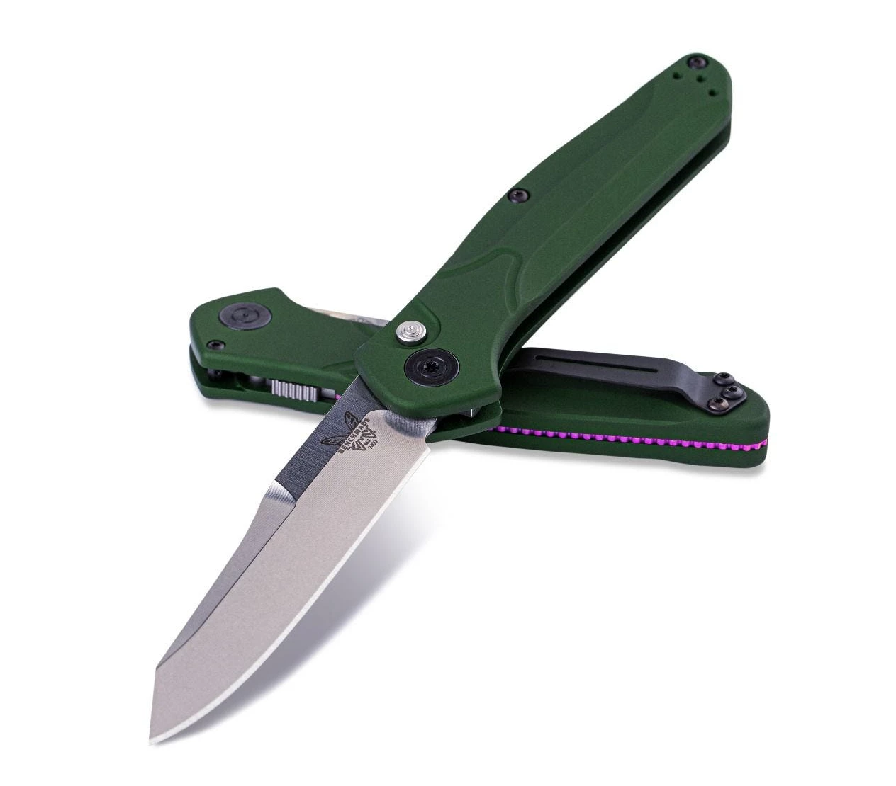 Benchmade Osborne 9400 Automatic Knife Green (3.4" Satin) 3 Benchmade Osborne 9400 Automatic Knife Green (3.4" Satin)