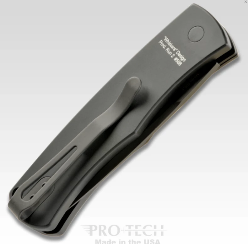 Protech Magic "Whiskers" Automatic Knife (3.125" Black) BR-1.7 4 Protech Magic "Whiskers" Automatic Knife (3.125" Black) BR-1.7 - Image 2