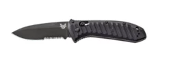 Benchmade 5700SBK Auto Presidio II Automatic Knife (3.7" Black Serr)