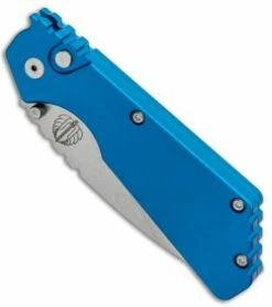 Strider + Protech PT Automatic Knife Blue (2.75" Stonewash) 2301 Blue -GEARBARREL Sales Strider Protech PT Auto Blue SW 2301 BLUE BHQ 84939 jr spine thumb