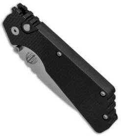 Strider + Protech PT Automatic Knife Knurled Black (2.75" Stonewash) 2305 -GEARBARREL Sales Strider Protech PT Knurled Black SW 2305 BHQ 51923 jr spine 2 thumb