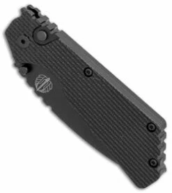 Strider + Protech PT Automatic Knife Knurled Black (2.75" DLC) 2307 -GEARBARREL Sales Strider Protech PT knurled black black BHQ 68058 er spine thumb