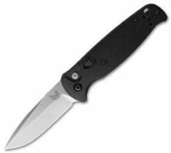 Benchmade CLA Drop Point Automatic Knife Black G-10 (3.4" Stonewash) 4300